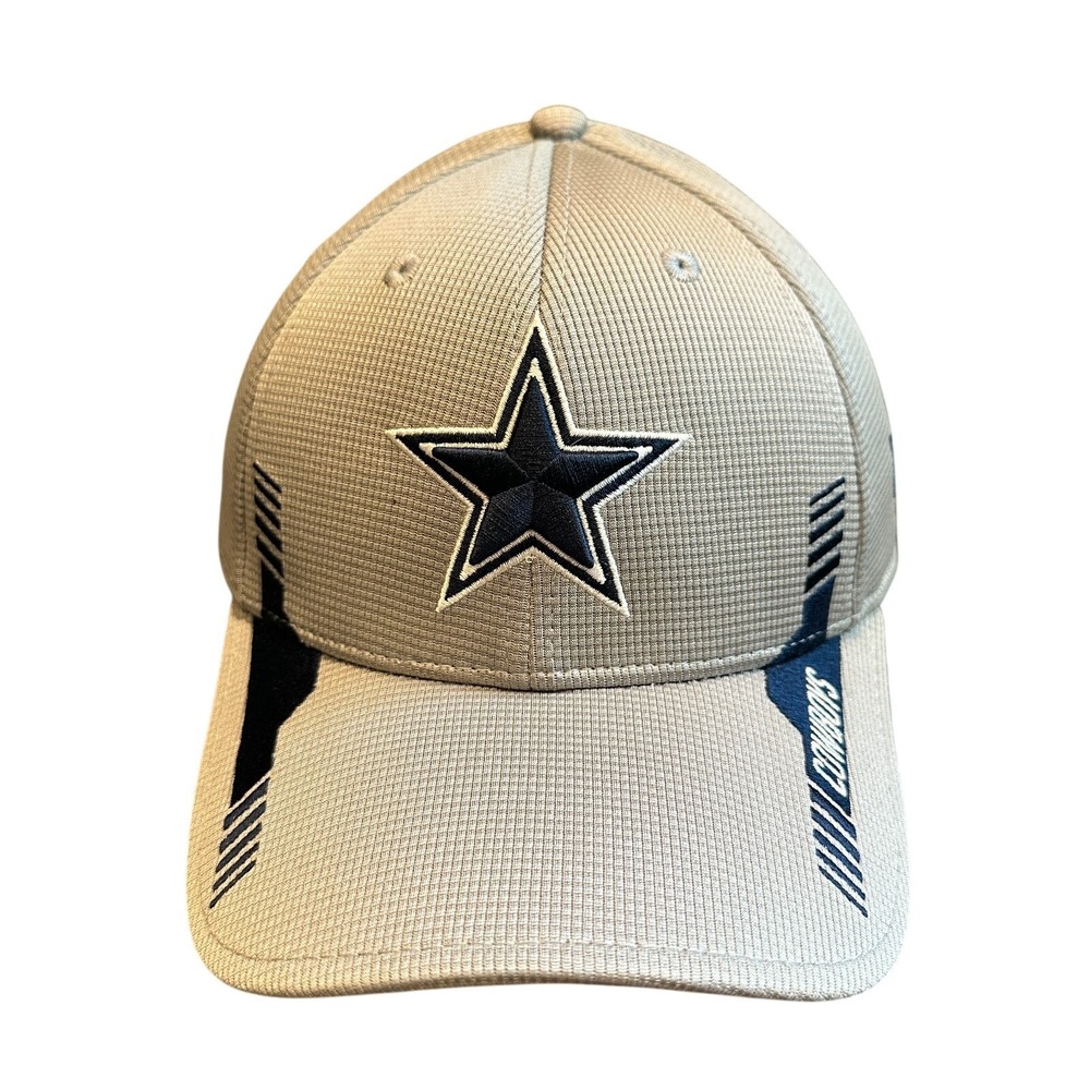 Dallas Cowboys NFL Football New Era‎ 39Thirty Hat Cap Stretch Fit Med/Large Gray